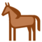 Horse emoji on HTC